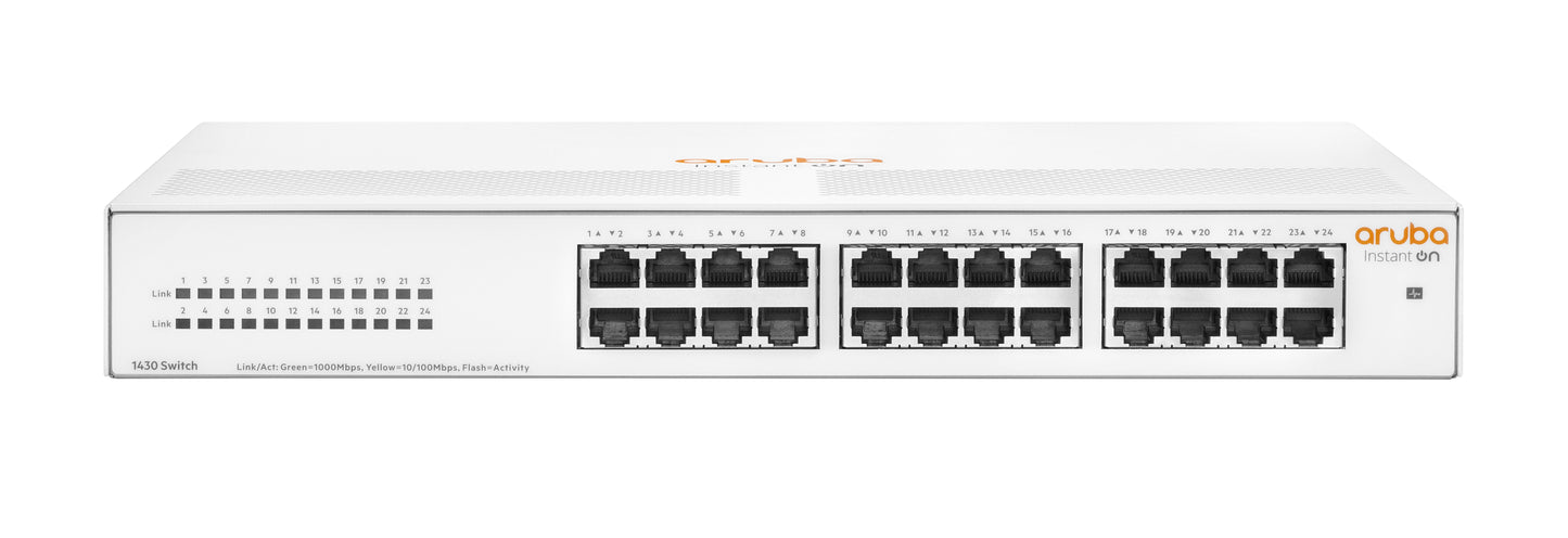 Aruba Instant On 1430 24-Port Unmanaged Switch (R8R49A)