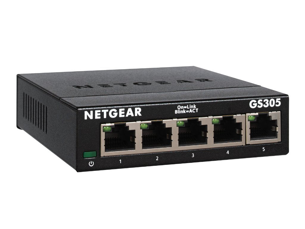 Netgear GS305 5-Port Gigabit Ethernet Unmanaged Switch