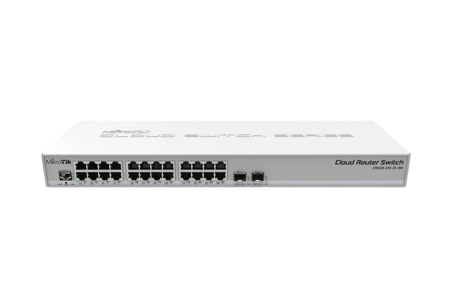 MikroTik CRS326 Cloud Router 24-Port Switch (CRS326-24G-2S+RM)