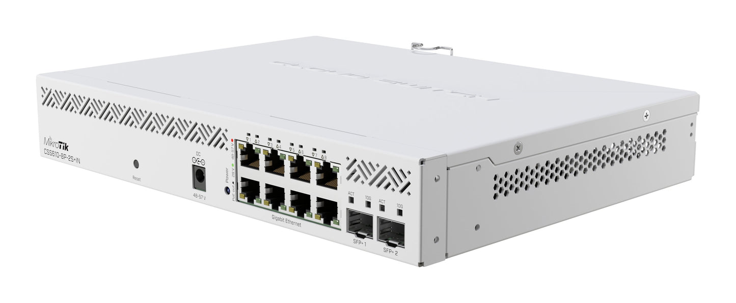 MikroTik CSS610 Gigabit PoE SFP+ 8 Port Switch (CSS610-8P-2S+IN)