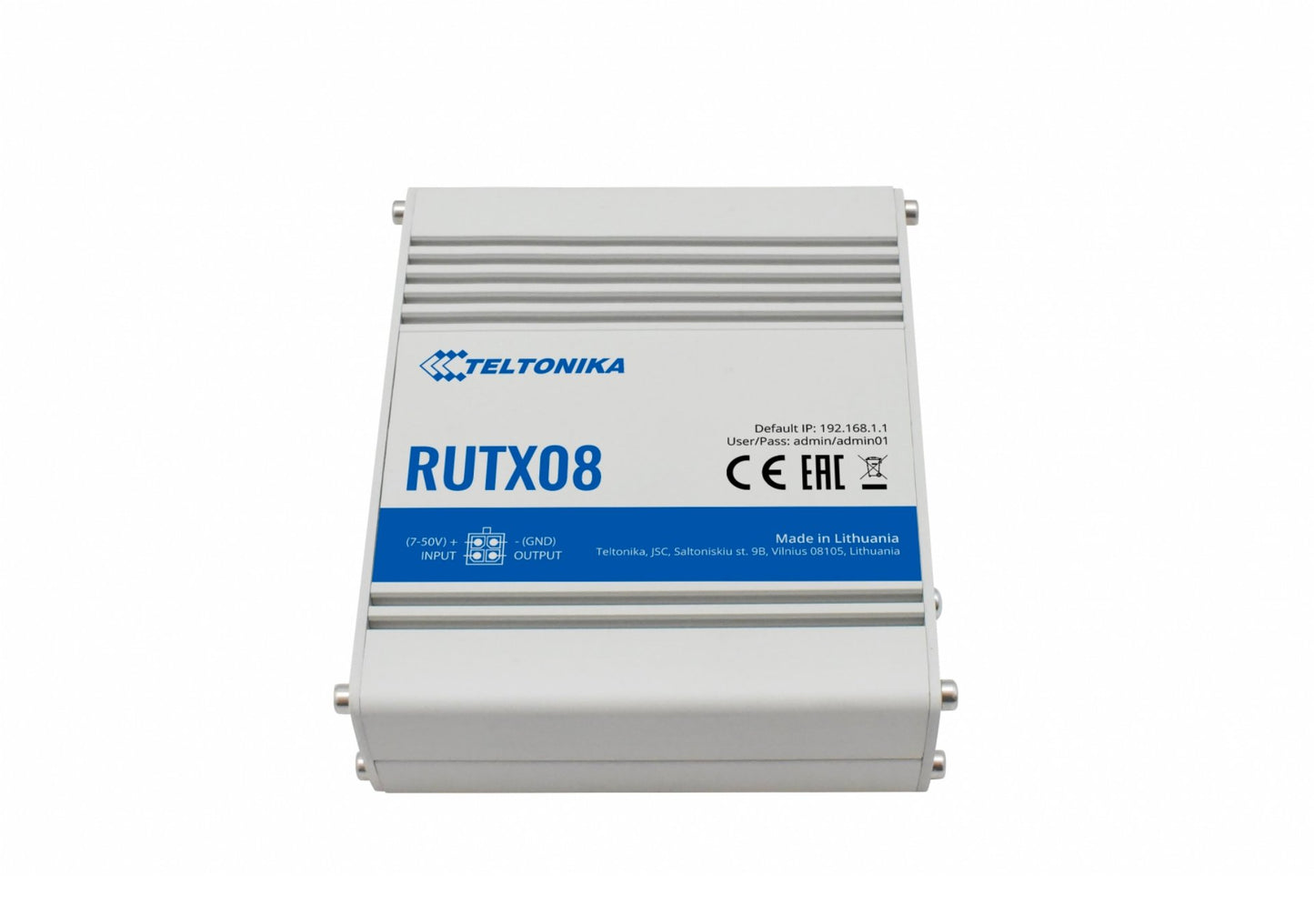 Teltonika RUTX08 4-port Industrial Ethernet Router