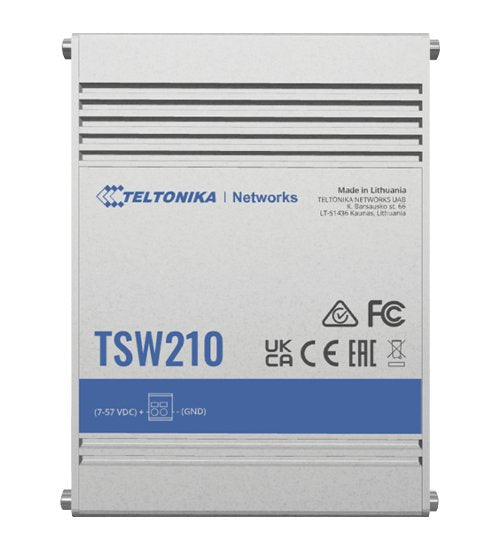 Teltonika TSW210 8-Port Gigabit Unmanaged Industrial Switch