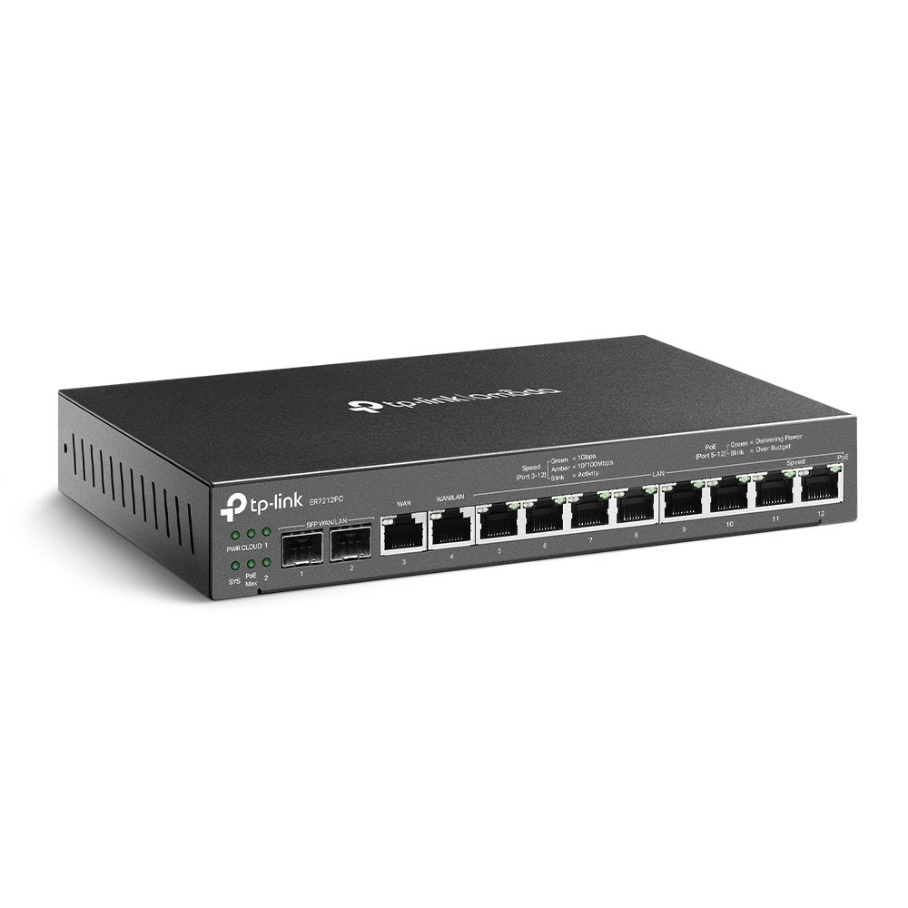 TP-Link ER7212PC Gigabit VPN Router, PoE Switch & Omada Controller