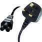 UK C5 Power Cable Black - 70